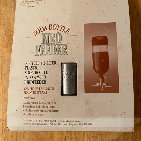 Soda Bottle Bird Feeder (NWT) - Picture 3 of 3